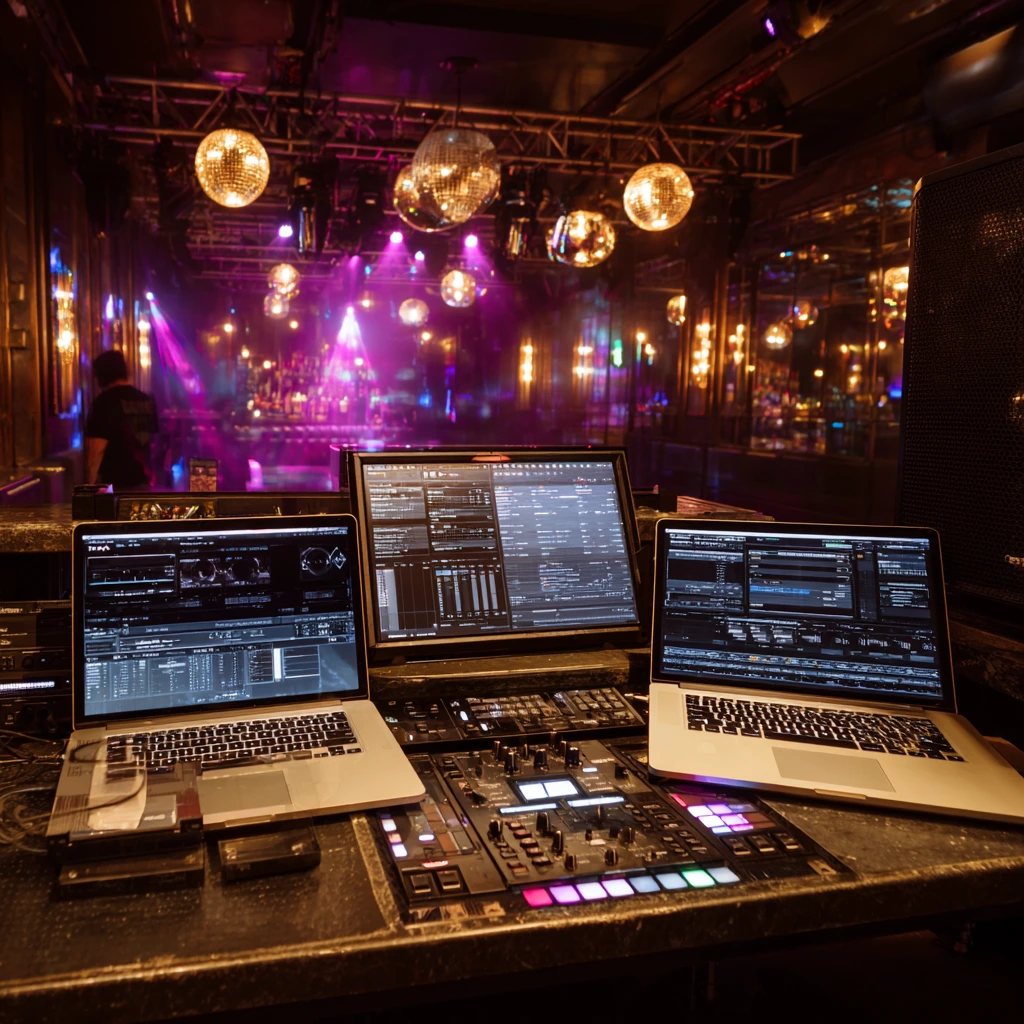 Setup VJ professionale Elettroacustica EV – Dual MacBook Resolume Arena Napoli